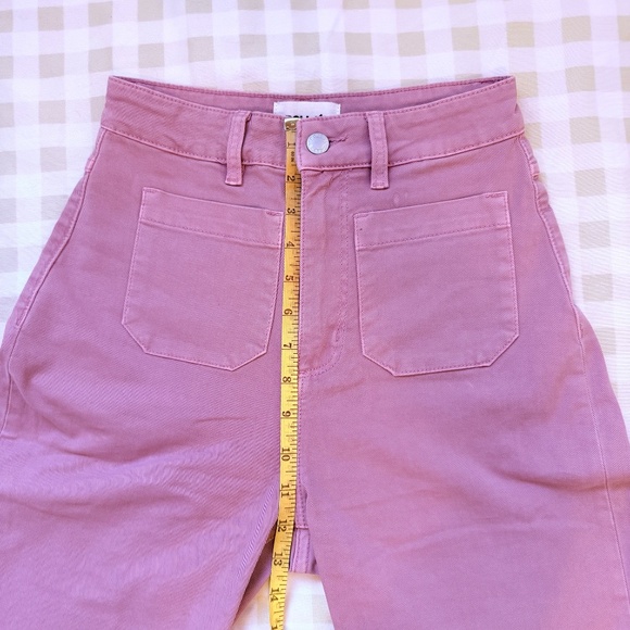 ROLLAS SAILOR WIDE LEG, HIGH WAIST JEANS SIZE 25 AUSSIE 7 - Picture 14 of 15